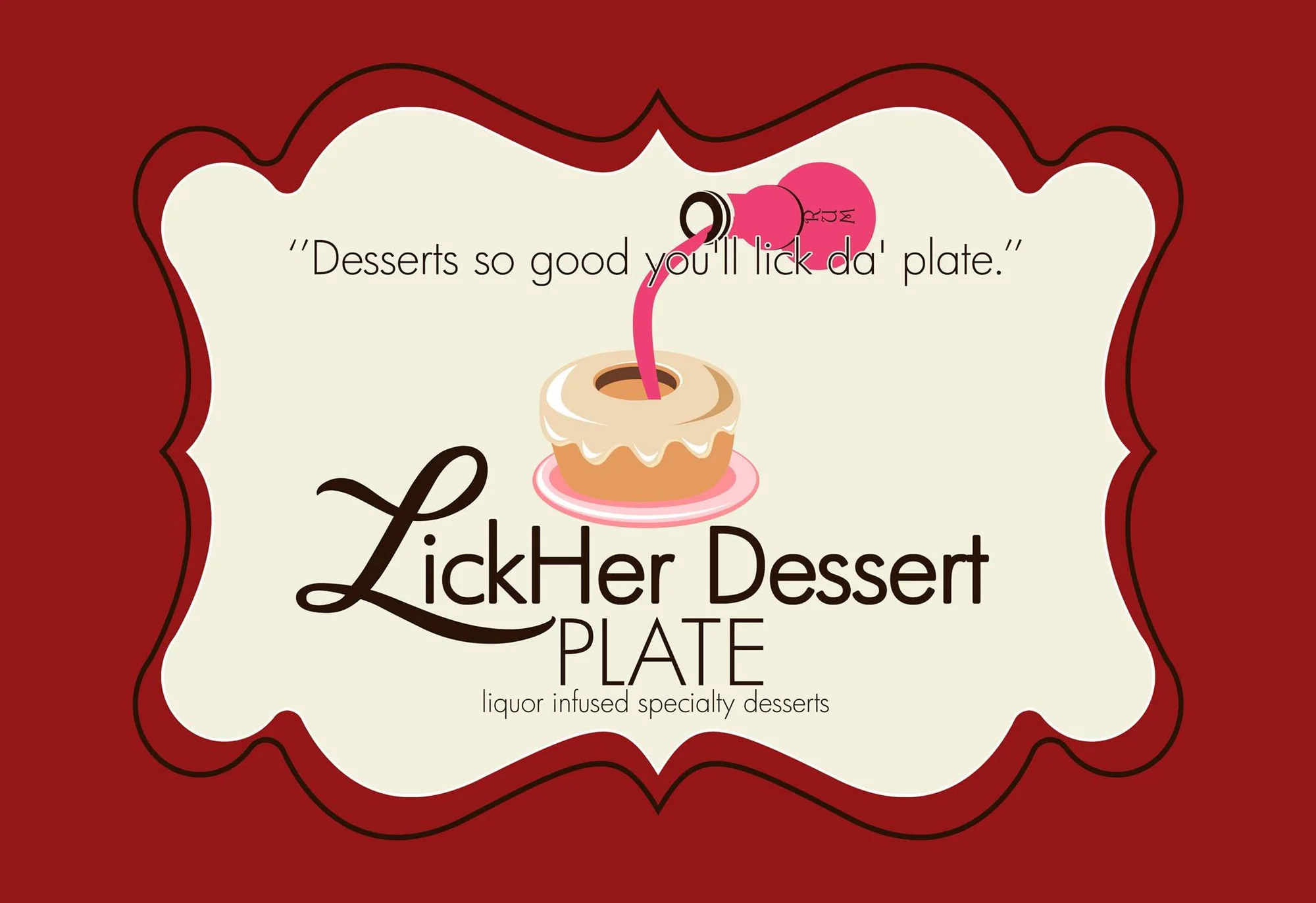 Lickher Dessert Plate